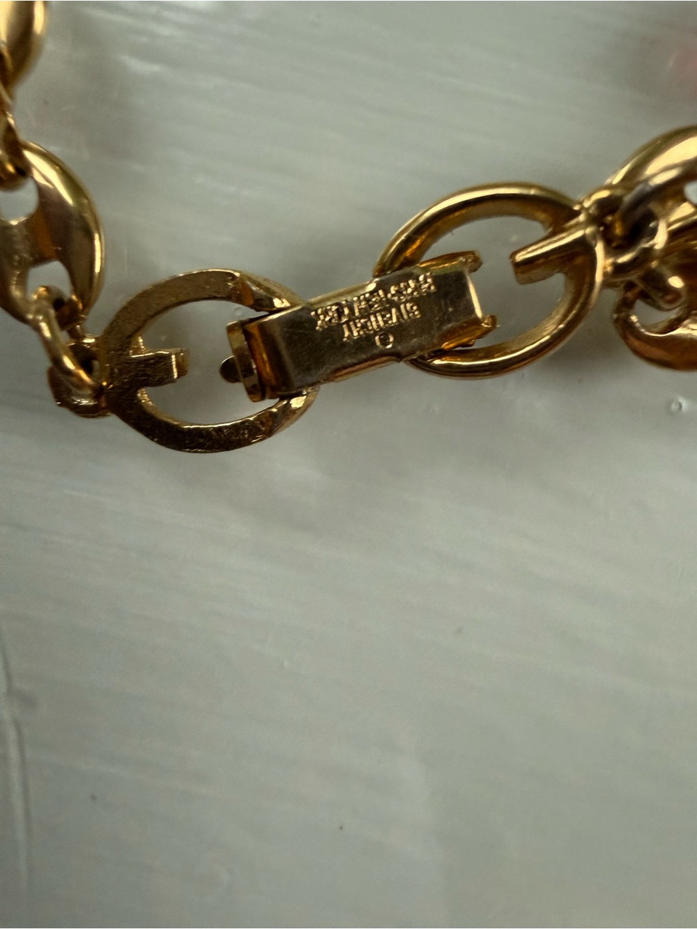 Givenchy Mariner Link with Red Stone Bracelet - Picture 3 of 7